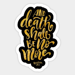 Death Shall Be No More Sticker